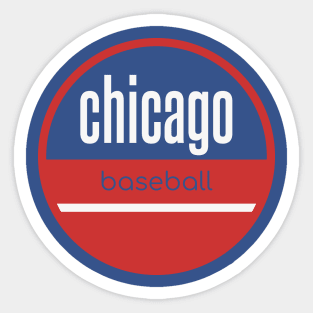 Chicago baseball Sticker